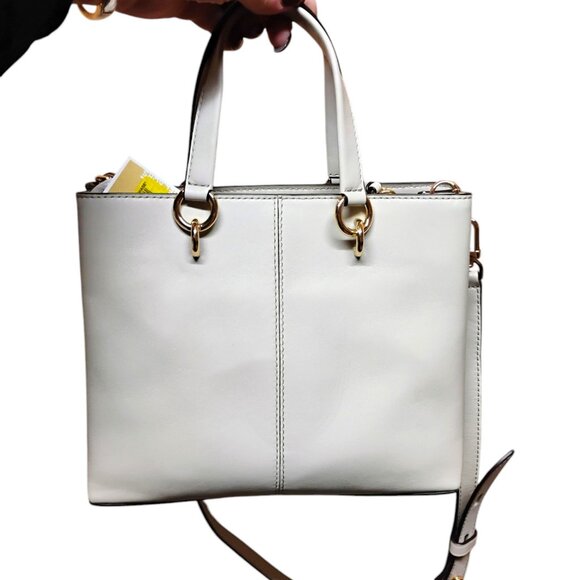 Michael Kors NEW Cece Light Sand 3 Compartment Small Chain Messenger Bag $328 - Picture 9 of 16